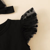 Load image into Gallery viewer, Baby Girls Solid Color Bow Rompers Wholesale 26030909
