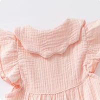 Load image into Gallery viewer, Baby Girls Fruit Muslin&amp;Ribbed Rompers Wholesale 26030910
