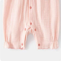 Load image into Gallery viewer, Baby Girls Fruit Muslin&amp;Ribbed Rompers Wholesale 26030910
