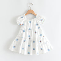 Load image into Gallery viewer, Baby Kid Girls Flower Embroidered Dresses Wholesale 26030913
