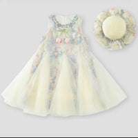 Load image into Gallery viewer, Baby Kid Girls Flower Embroidered Dresses Wholesale 26030914
