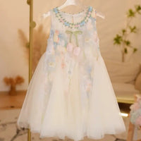 Load image into Gallery viewer, Baby Kid Girls Flower Embroidered Dresses Wholesale 26030914
