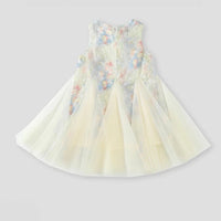 Load image into Gallery viewer, Baby Kid Girls Flower Embroidered Dresses Wholesale 26030914
