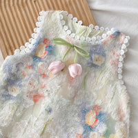 Load image into Gallery viewer, Baby Kid Girls Color-blocking Flower Dresses Wholesale 26030915
