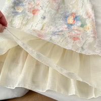 Load image into Gallery viewer, Baby Kid Girls Color-blocking Flower Dresses Wholesale 26030915
