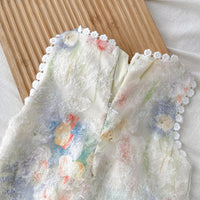 Load image into Gallery viewer, Baby Kid Girls Color-blocking Flower Dresses Wholesale 26030915

