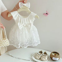 Load image into Gallery viewer, Baby Girls Solid Color Rompers Wholesale 26030920
