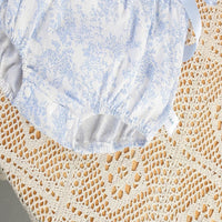 Load image into Gallery viewer, 2 Pieces Set Baby Girls Flower Print Rompers And Hats Wholesale 26030926
