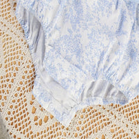 Load image into Gallery viewer, 2 Pieces Set Baby Girls Flower Print Rompers And Hats Wholesale 26030926

