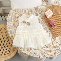 Load image into Gallery viewer, Baby Girls Solid Color Flower Print Rompers Wholesale 26030927
