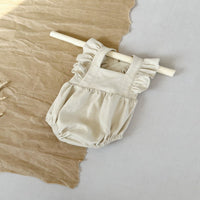 Load image into Gallery viewer, Baby Girls Solid Color Rompers Wholesale 26030929
