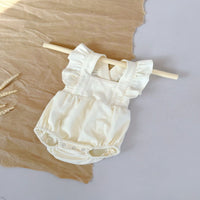 Load image into Gallery viewer, Baby Girls Solid Color Rompers Wholesale 26030929
