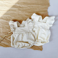 Load image into Gallery viewer, Baby Girls Solid Color Rompers Wholesale 26030929
