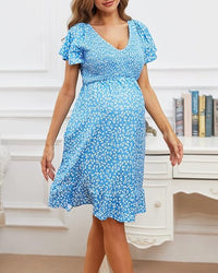 Load image into Gallery viewer, Women Flower Print Dresses Wholesale 26031702
