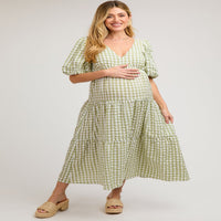 Load image into Gallery viewer, Women Checked Dresses Wholesale 26031704
