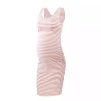 Load image into Gallery viewer, Women Striped Dresses Wholesale 26031705
