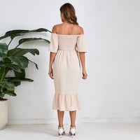 Load image into Gallery viewer, Women Solid Color Dresses Wholesale 26031706

