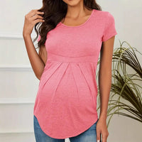 Load image into Gallery viewer, Women Solid Color T-Shirts Wholesale 26031738
