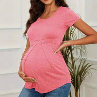 Load image into Gallery viewer, Women Solid Color T-Shirts Wholesale 26031738
