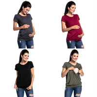 Load image into Gallery viewer, Women Solid Color T-Shirts Wholesale 26031742
