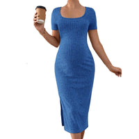 Load image into Gallery viewer, Women Solid Color Dresses Wholesale 26031743
