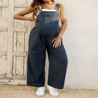 Load image into Gallery viewer, Women Checked Jumpsuits Wholesale 26031744
