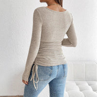 Load image into Gallery viewer, Women Solid Color Tops Wholesale 26031746
