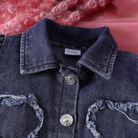 Load image into Gallery viewer, 2 Pieces Set Baby Girls Solid Color Jackets Outwears And Dresses Wholesale 26031748
