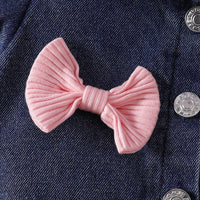 Load image into Gallery viewer, 2 Pieces Set Baby Girls Solid Color Jackets Outwears And Dresses Wholesale 26031748

