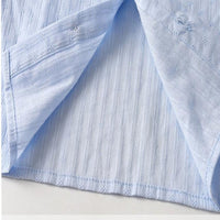 Load image into Gallery viewer, 2 Pieces Set Baby Kid Boys Solid Color Striped Shirts And Shorts Wholesale 26040201
