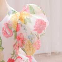 Load image into Gallery viewer, Baby Kid Girls Flower Print Princess Dresses Wholesale 26040202
