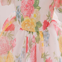 Load image into Gallery viewer, Baby Kid Girls Flower Print Princess Dresses Wholesale 26040202
