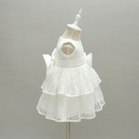 Load image into Gallery viewer, Baby Kid Girls Solid Color Bow Dresses Wholesale 26040203
