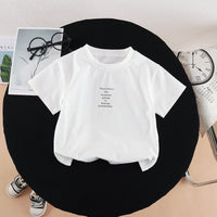 Load image into Gallery viewer, 3 Pieces Set Baby Kid Boys Letters T-Shirts Solid Color Vests Waistcoats And Shorts Wholesale 26040207
