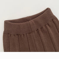 Load image into Gallery viewer, 2 Pieces Set Baby Kid Boys Solid Color Crochet T-Shirts And Shorts Wholesale 26040209
