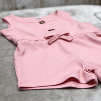 Load image into Gallery viewer, Baby Kid Girls Solid Color Bow Rompers Wholesale 26040217
