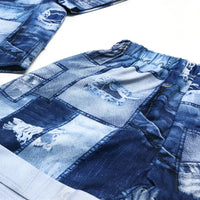 Load image into Gallery viewer, 2 Pieces Set Baby Kid Boys Solid Color Checked Shirts And Shorts Wholesale 26040218
