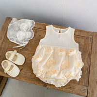 Load image into Gallery viewer, Baby Girls Solid Color Rompers Wholesale 26040223
