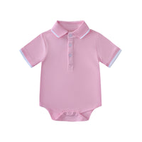 Load image into Gallery viewer, 3 Pieces Set Baby Boys Solid Color Rompers Shorts And Hats Wholesale 26040224
