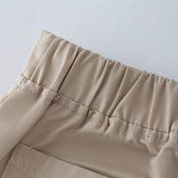 Load image into Gallery viewer, 3 Pieces Set Baby Boys Solid Color Rompers Shorts And Hats Wholesale 26040224
