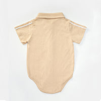 Load image into Gallery viewer, 2 Pieces Set Baby Kid Boys Solid Color Rompers And Shorts Wholesale 26040225
