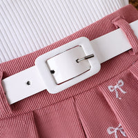 Load image into Gallery viewer, 2 Pieces Set Baby Kid Girls Solid Color Bow Tank Tops And Skirts Wholesale 26040232

