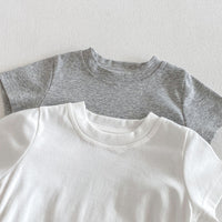 Load image into Gallery viewer, Baby Kid Girls Multi Layer Lace Hem Short Sleeve T-Shirts Wholesale 26051111

