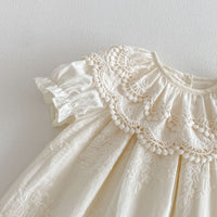Load image into Gallery viewer, Baby Kid Girls Solid Color Lace Dresses Wholesale 26051118

