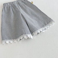 Load image into Gallery viewer, 2 Pieces Set Baby Kid Girls Checked Tank Tops And Pants Wholesale 26051121
