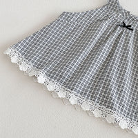 Load image into Gallery viewer, 2 Pieces Set Baby Kid Girls Checked Tank Tops And Pants Wholesale 26051121
