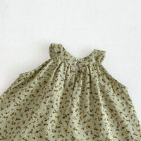 Load image into Gallery viewer, 2 Piece Baby Girls Flower Print Tank Tops and Shorts Set Wholesale 26051122
