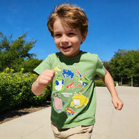 Load image into Gallery viewer, Baby Kids Boys Animals Cartoon Print Tops Wholesale 26051129
