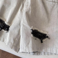 Load image into Gallery viewer, Boys Summer Distressed Denim Shorts Knee Length Jeans Wholesale 26051139
