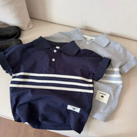 Load image into Gallery viewer, Boys Short Sleeve Polo Shirt Collared Summer T-Shirt Wholesale 26051142
